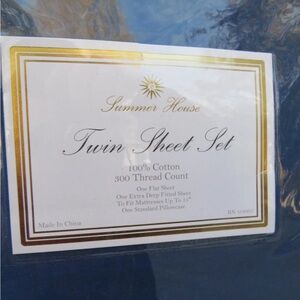 Summer House Twin Sheet Set